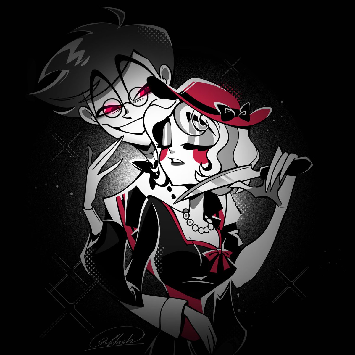 FleshBD99's tweet photo. #地狱客栈 
#HazbinHotel 
#HazbinHotelFanart
#charlastor #chalastor   #radiobelle #alastorxcharli #アラチャ https://t.co/BKyXenPIHf