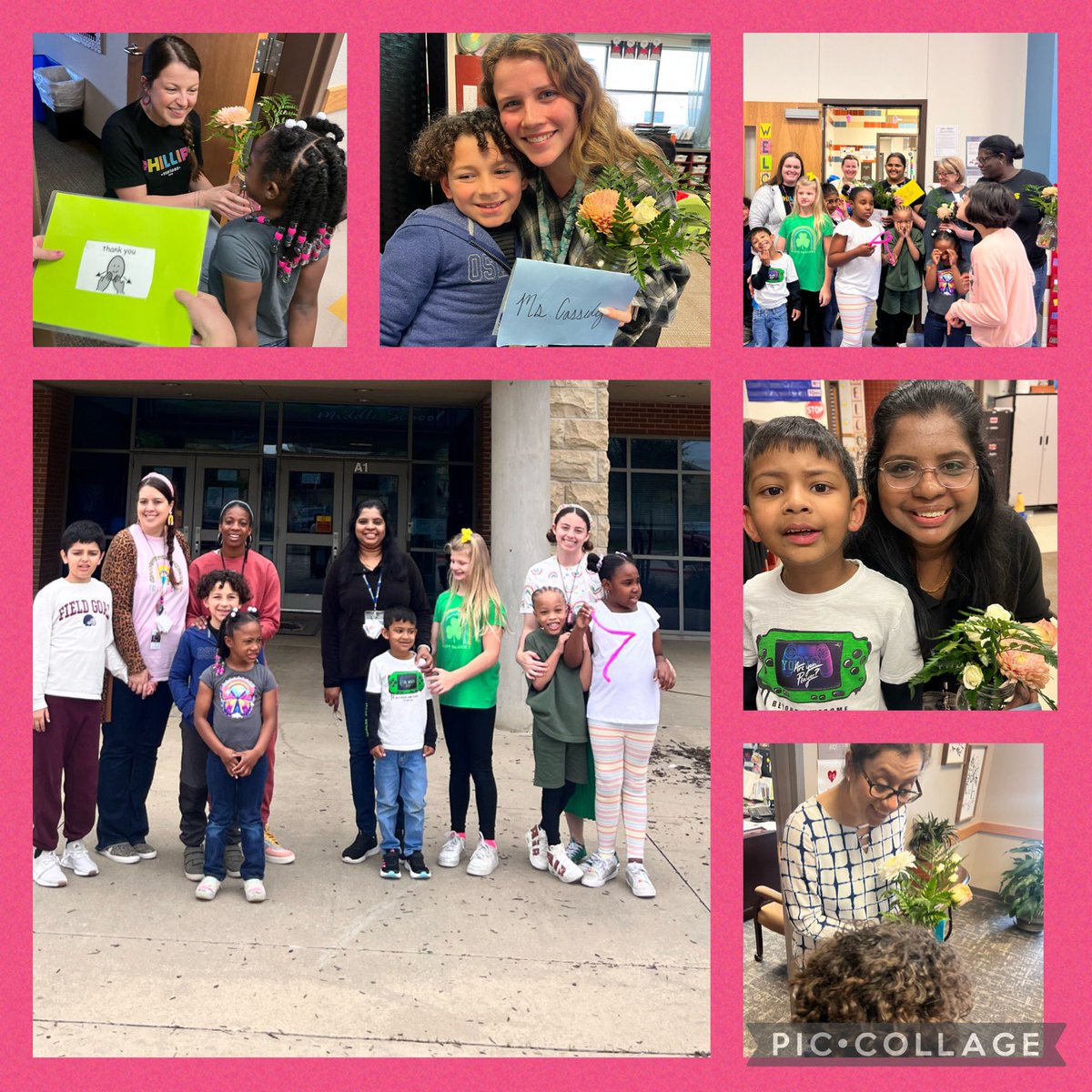 We had another great Flower Cart Friday at @PhillipsElem!!! We even got to spread some cheer to @StaffordSpartn!!! @frisco_sped @friscoisd @MsCourtneyRay