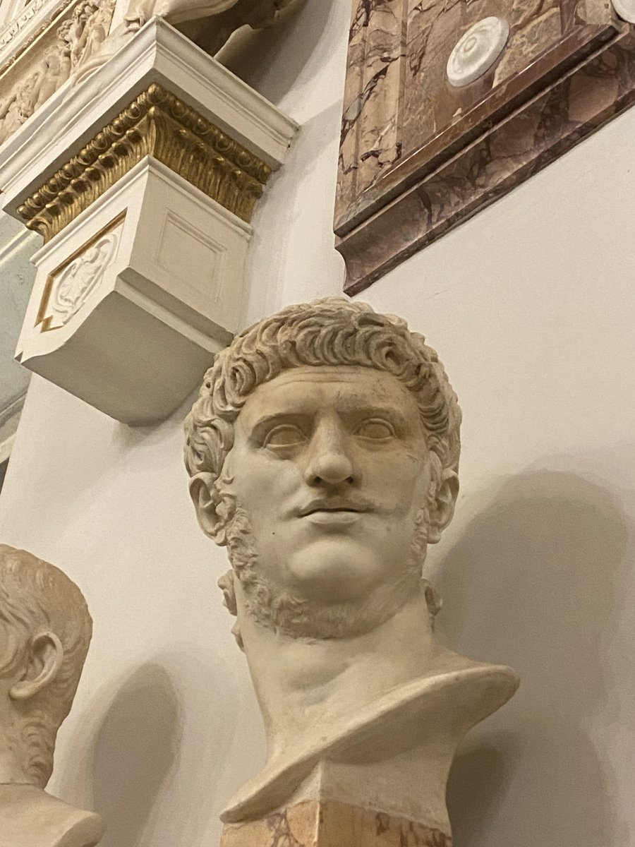 Here is neckbeard Nero, just living his best afterlife in the Capitoline Museum in Rome. Scowling. Joyless. Creepy. Thankfully unable to play the lyre.