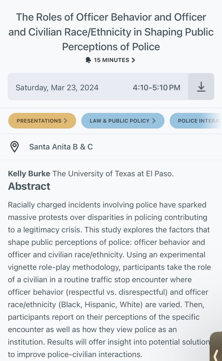 WhoIs_Jayce's tweet image. The Justice Lab is at #APLS2024! My PI (@KellyBurke29 -she doesn&apos;t really use social media) and I are excited to share our findings with everyone! #APLS2024SC