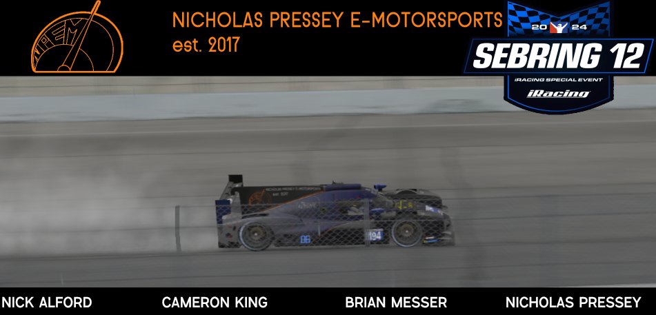 Ladies and Gentlemen, for the first time in 2024, the NPEM LMP2