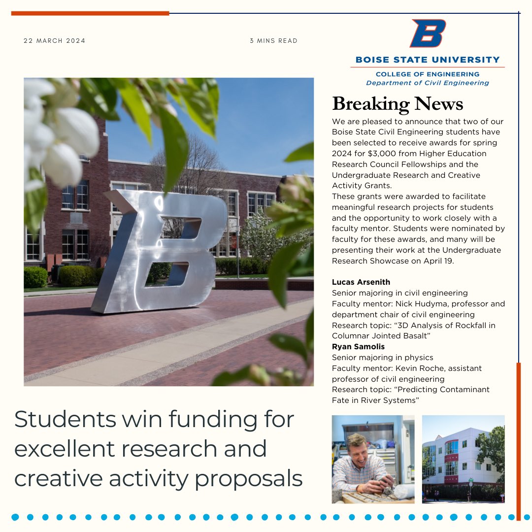 Boise State Civil Engineering (@BoiseCivil) on Twitter photo 2024-03-22 22:00:08