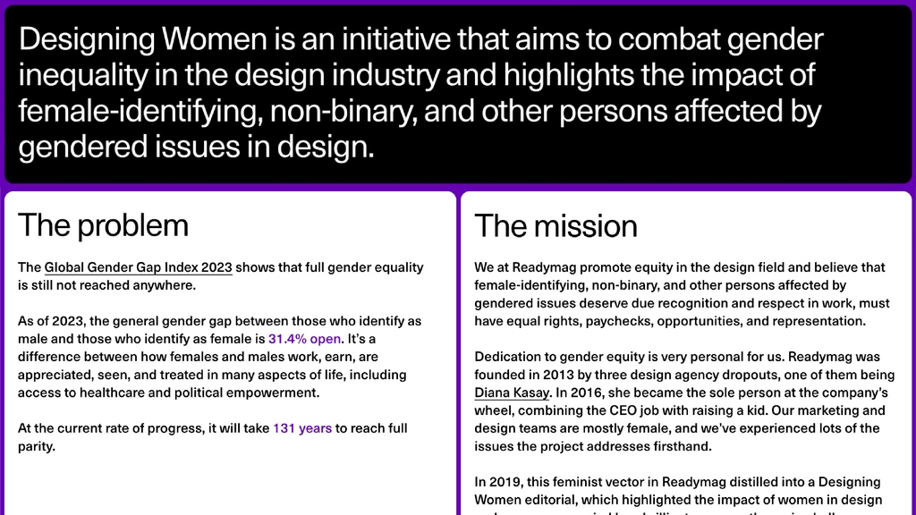printmag's tweet photo. Designing Women: #Readymag Relaunches Initiative Toward a More #GenderEquitableDesign Industry 💜
The ReadyLaunch Grant, offers fellowships to kickstart #design projects and #amplifyfemale and non-binary voices in the field.
Read the full story on PRINT: https://t.co/pXItjCS2wm https://t.co/gS3HmNxJGl