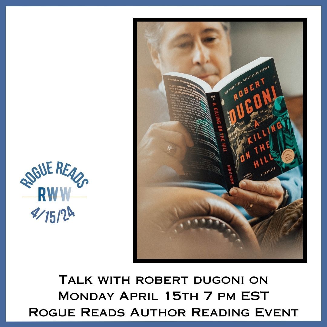 A reporter finds a murder at the social club, but will the story be killed before he is? Talk with @robertdugoni at Rogue Reads on April 15th 7pm EST. Click here for more info and free registration: bit.ly/Apr24RR @christinegoff @gaylelynds @KarnaBodman @ToscaLee