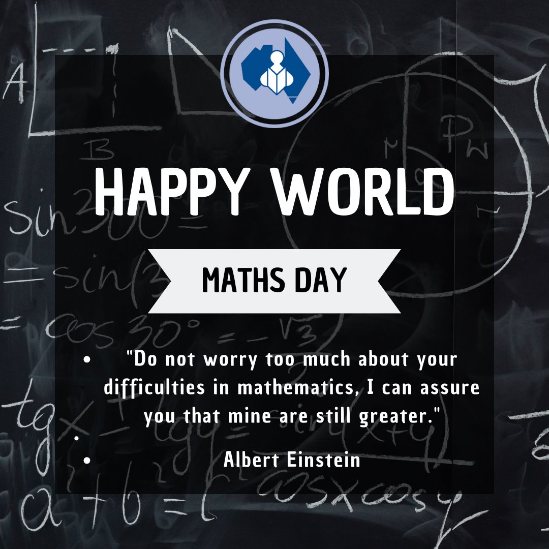 On World Maths Day, it seems appropriate to quote Einstein, one of the most recognised and brilliant mathematicians of all time... 'Not everything that counts can be counted. Not everything that can be counted counts.'