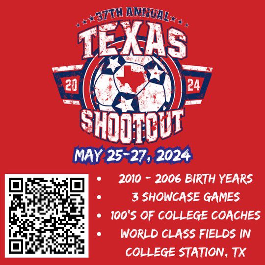 🚨CALLING COLLEGE COACHES🚨 Join us for our 37th Annual Texas Shootout! Teams from all over the country come to compete & lay it all on the line at one of the best recruiting opportunities offered this year‼️#collegeshowcase #challengesoccer #txshootout #thirtyseven #savethedate