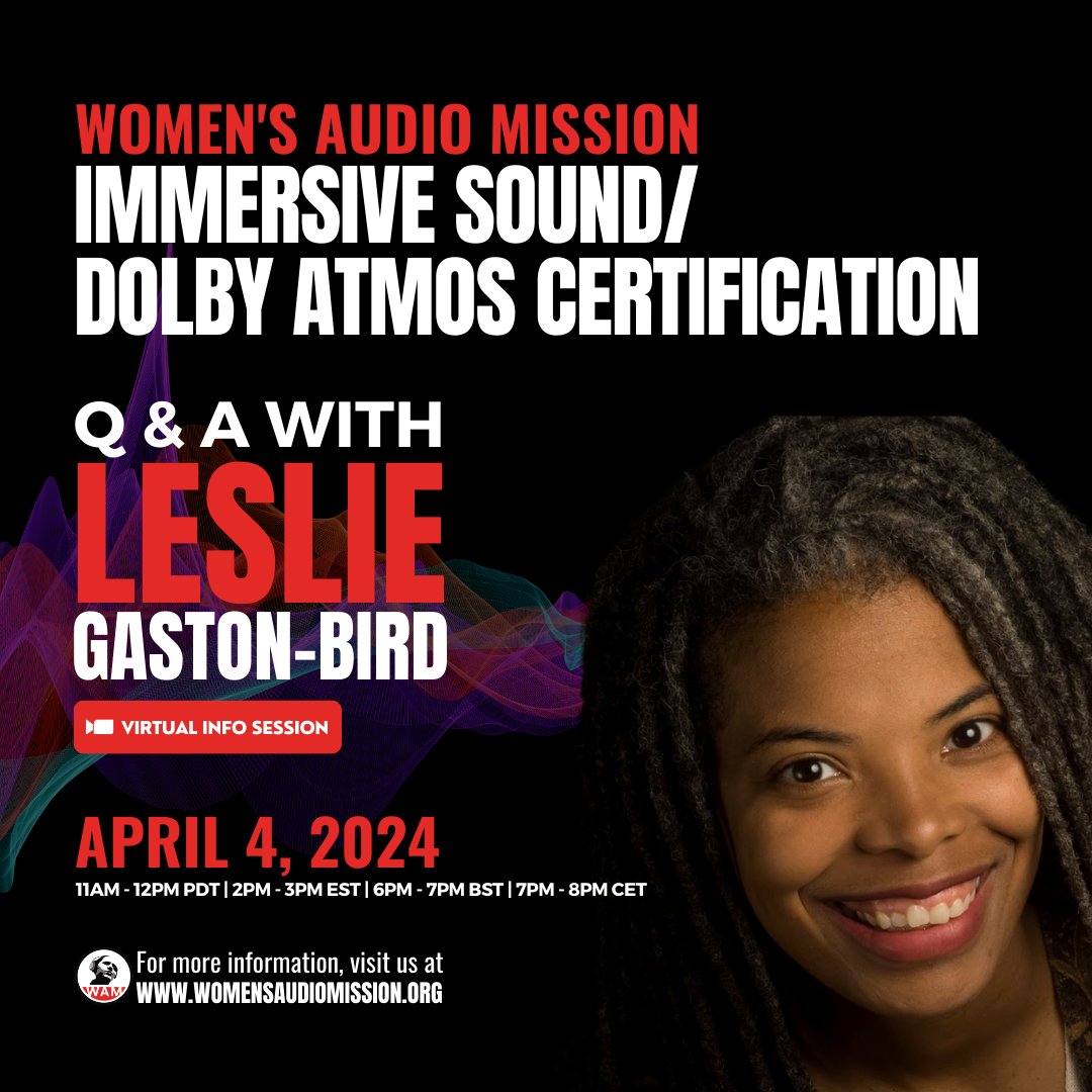 Womens Audio Mission (@womensaudio) / X