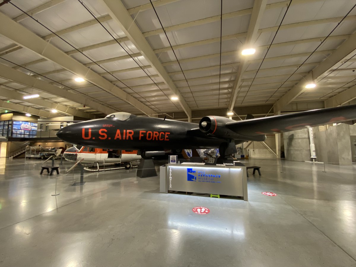 Our mystery aircraft today was the RB-57A Canberra! Tune in again in a few weeks to test your aircraft knowledge! 

#HillAerospaceMuseum #hillafb #usaf #freeadmission