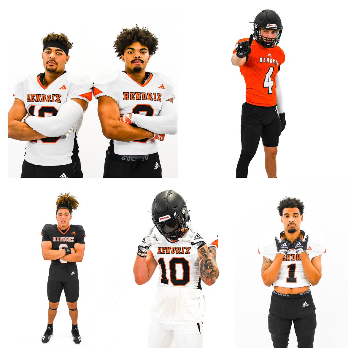 Orange and Black! We got you covered!! <a href="/HendrixFootball/">#WeAreWarriors</a>
