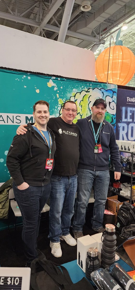 chris3711_'s tweet photo. I am hanging with my good friends @avgjoe227 and @ssj5goku28 at there booth @PAXEastNews they continue to bring mental health awareness to the gaming community and I am also representing my favorite system integrator @AlexanderCustom with my tshirt I received with my custom pc. https://t.co/cV3tNYxGjO