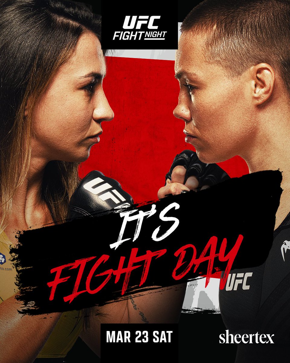 Wake up wake up, IT'S FIGHT DAY 🚨

7pmET/ 4pmPT | Live on <a href="/ESPNPlus/">ESPN+</a> 📺

[ B2YB <a href="/SheertexLabs/">Sheertex</a> ]