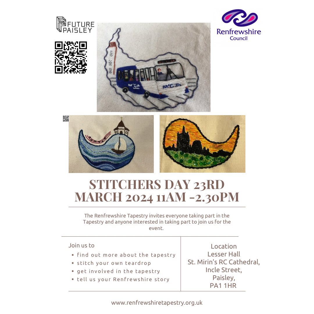 Tomorrow in Paisley!!