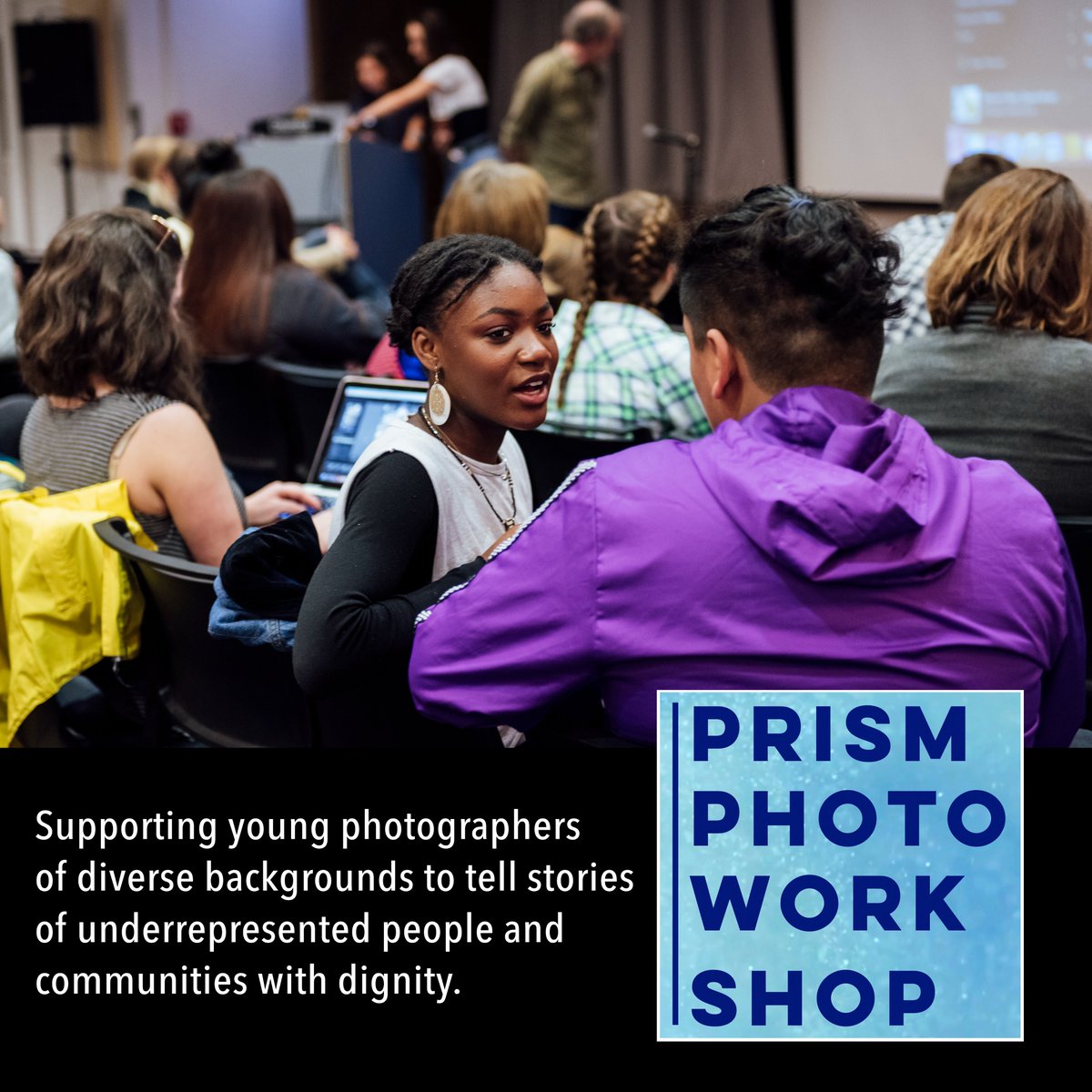 The (Chicago) Prism Photo Workshop on April 13th is fast approaching! Outstanding speakers, portfolio reviews, breakfast and lunch provided! Free! tinyurl.com/4bef6unx
Supporting young photographers of diverse backgrounds telling stories of underrepresented people.