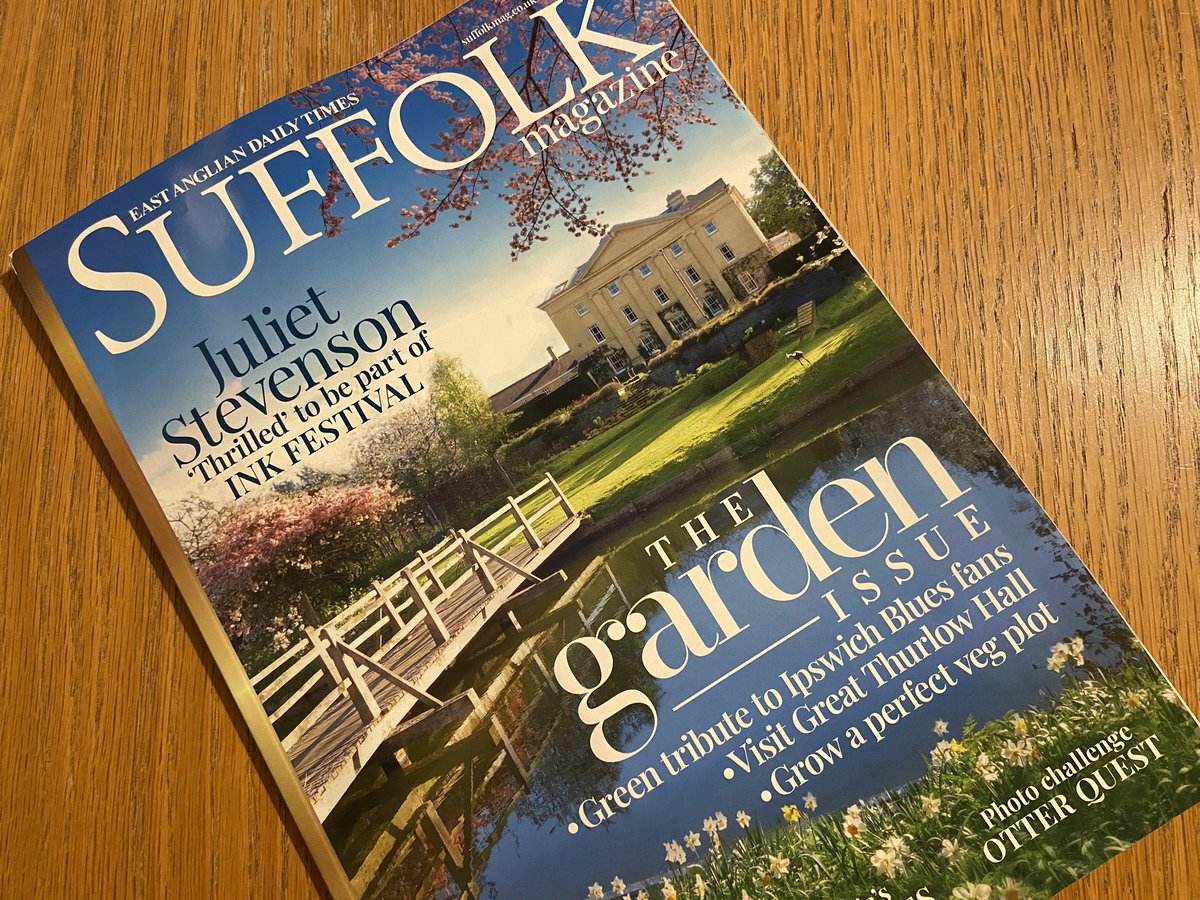 So pleased to speak to the brilliant Juliet Stevenson about her involvement in this year’s @INK_festival for @suffolkmag. Read my article in the April issue or go to Halesworth 11-14 April.