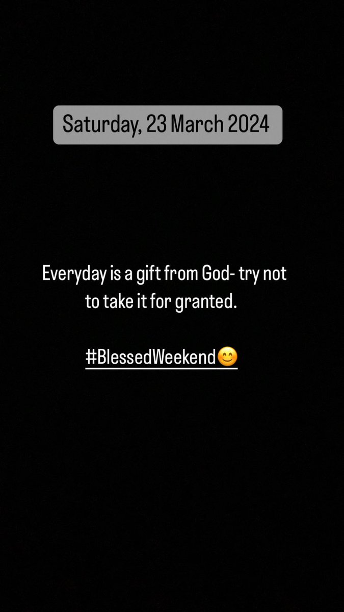 THANK YOU ABBA FATHER FOR THE GIFT OF LIFE 😊🙏🏾