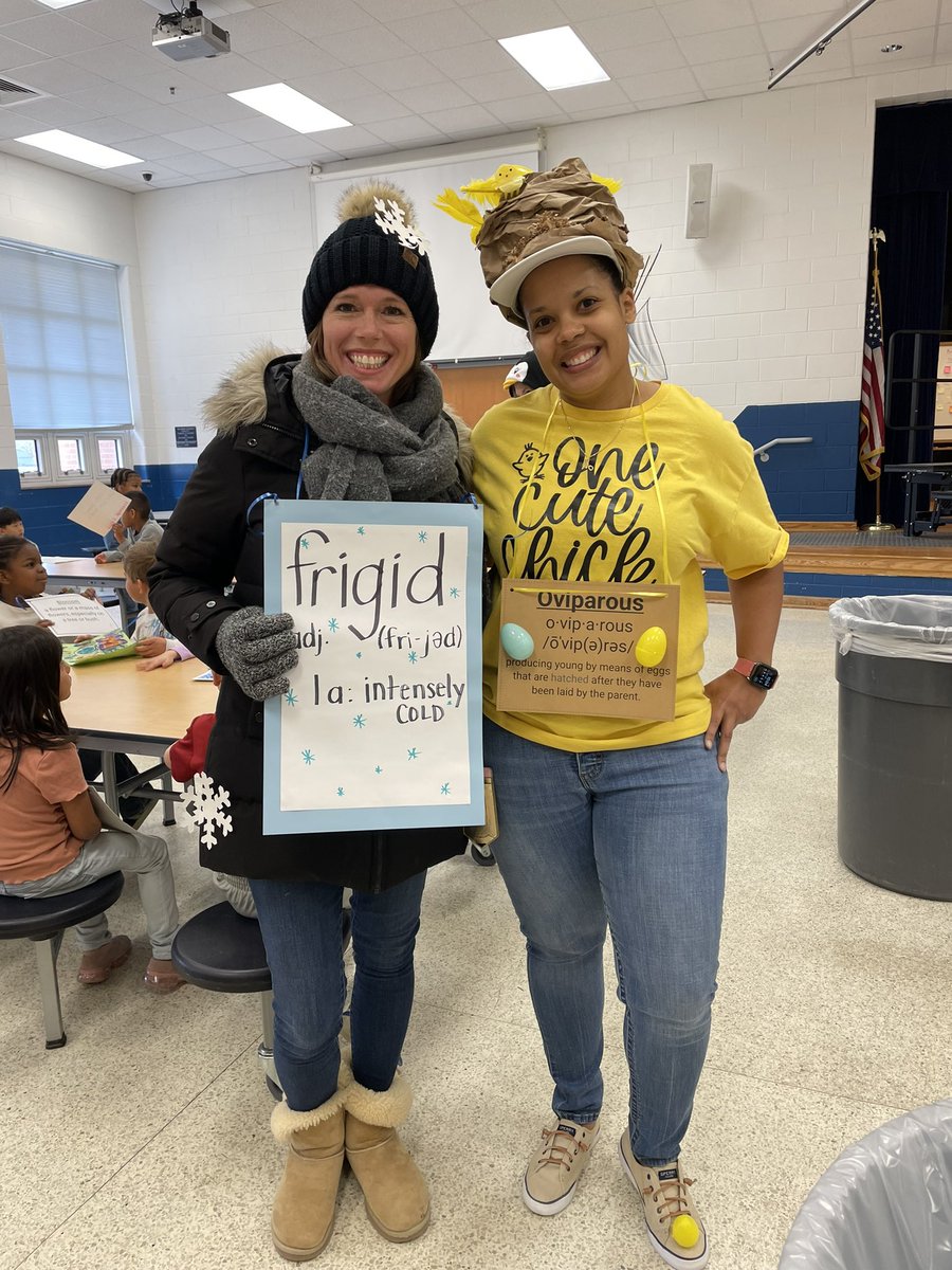 Miriam Bogdanova (@bogdanovamiriam) on Twitter photo Vocabulary Parade today!! We had so much fun <a href="/KESIndians/">KempsvilleElementary</a>
I had the word “Oviparous” 🥚 and my partner had “Frigid” if you know her then she is always cold!! 🥶 I learned some new words today too! I was also called an Egg Queen 👸🏽🤣🤣 Vocabulary Parade today!! We had so much fun <a href="/KESIndians/">KempsvilleElementary</a>
I had the word “Oviparous” 🥚 and my partner had “Frigid” if you know her then she is always cold!! 🥶 I learned some new words today too! I was also called an Egg Queen 👸🏽🤣🤣