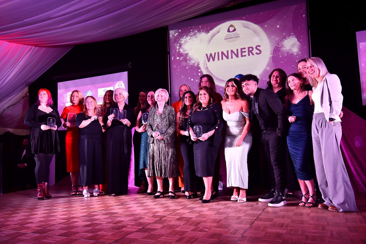 NorthNottsBC's tweet photo. Winning Line Up! Our North Notts Business Women Award Winners for 2024... what a night! #NNBWA https://t.co/cXQhgcA7Xw