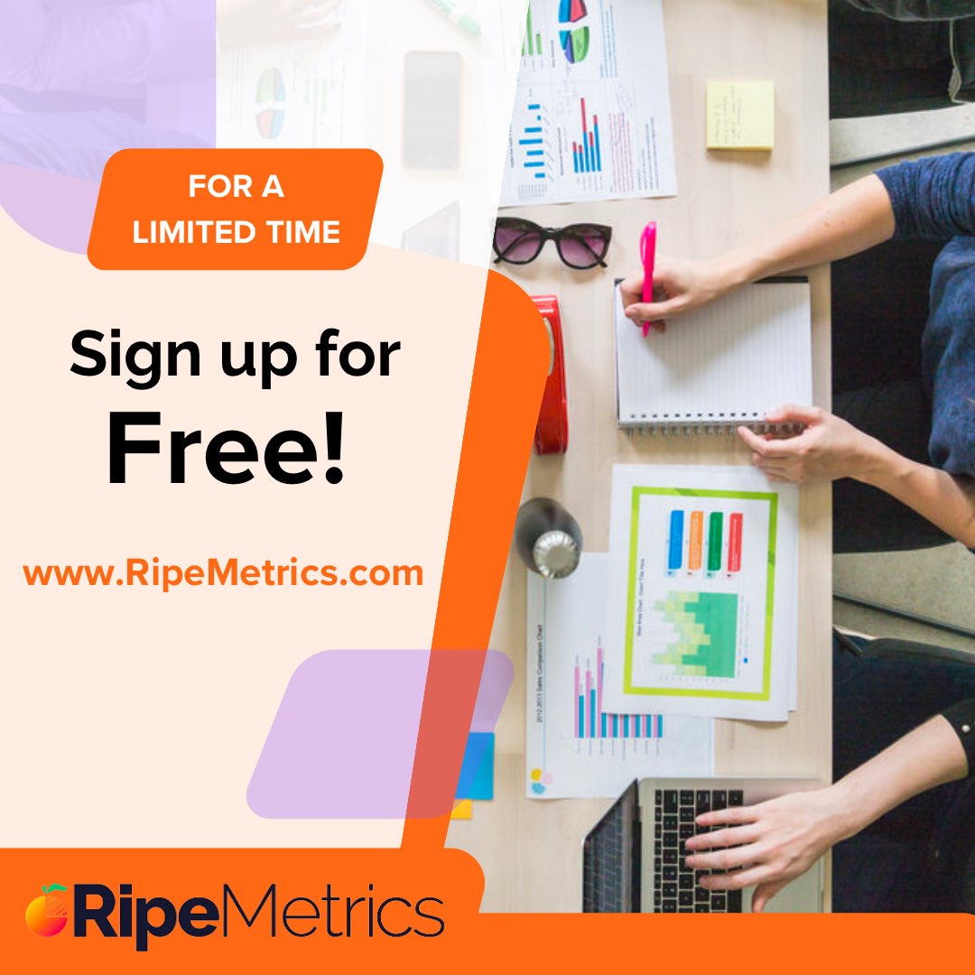 RipeMetrics's tweet image. 🍊For a limited time you are able to take advantage of our brand new business enhancing tecnology for free!🍊