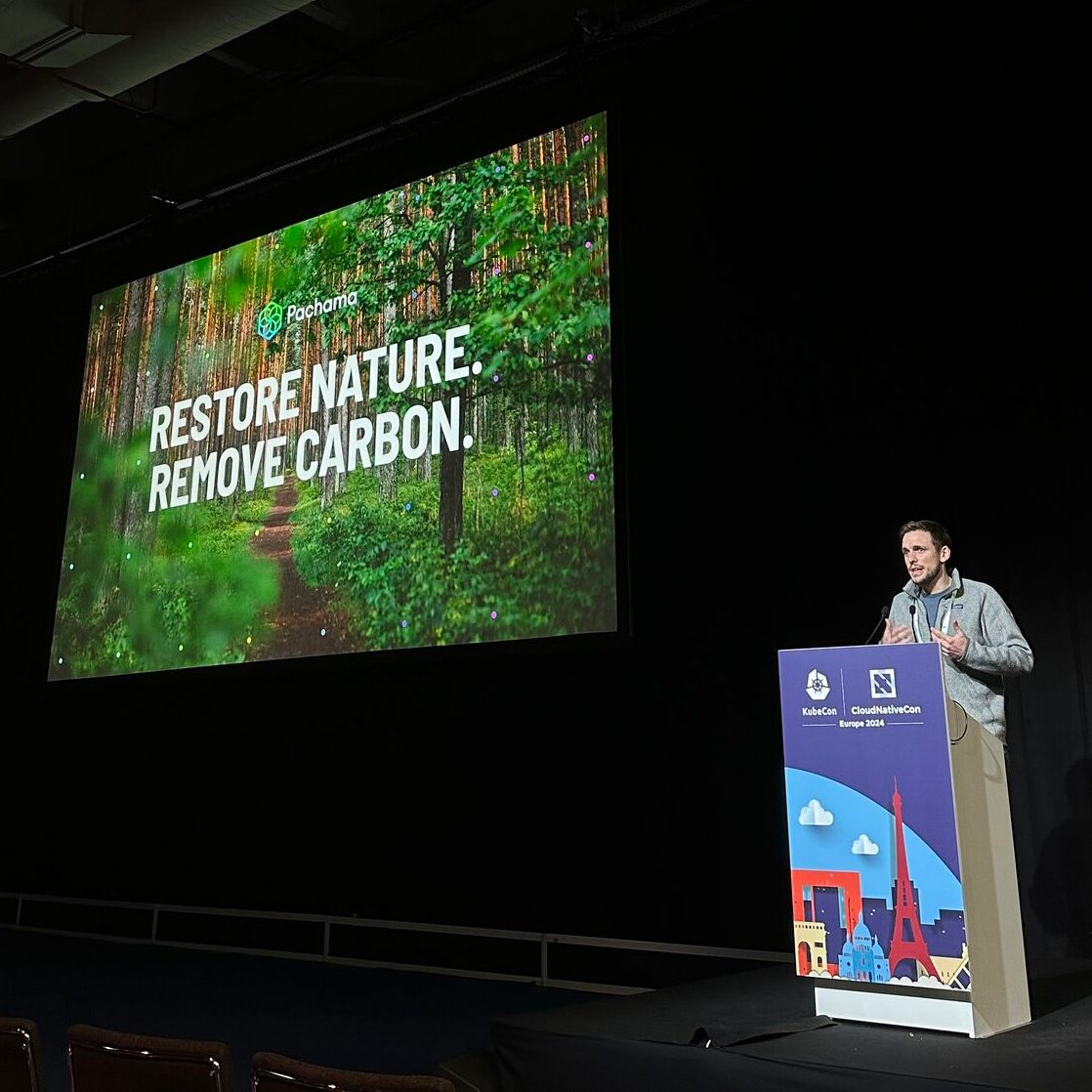 Our Data Engineer Bernhard Stadlbauer gave a great talk at #KubeCon: 'The Data Pipelines Behind Forest Carbon Credits – Why @PachamaInc Uses @Flyteorg to Orchestrate Workflows' Check it out: youtube.com/watch?v=nemlMo…