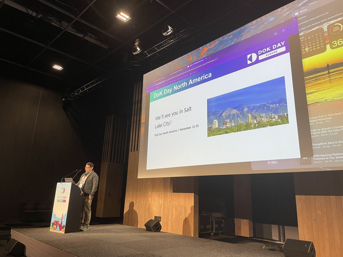 _GBartolini_'s tweet image. #DoK Day closing remarks! Awesome event and talks about running #data #workloads in #kubernetes @DoKcommunity