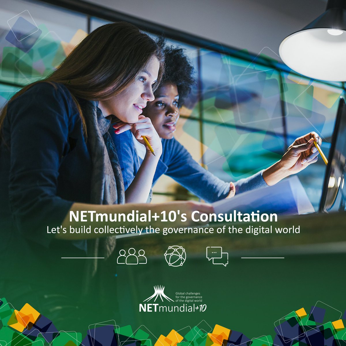 The questions that will guide NETmundial+10’s consultation, the document that will serve as the basis for the discussions at the event, are now available. Therefore, you can prepare yourself to share your thoughts next week #NETmundial #Technology #Internet #Innovation