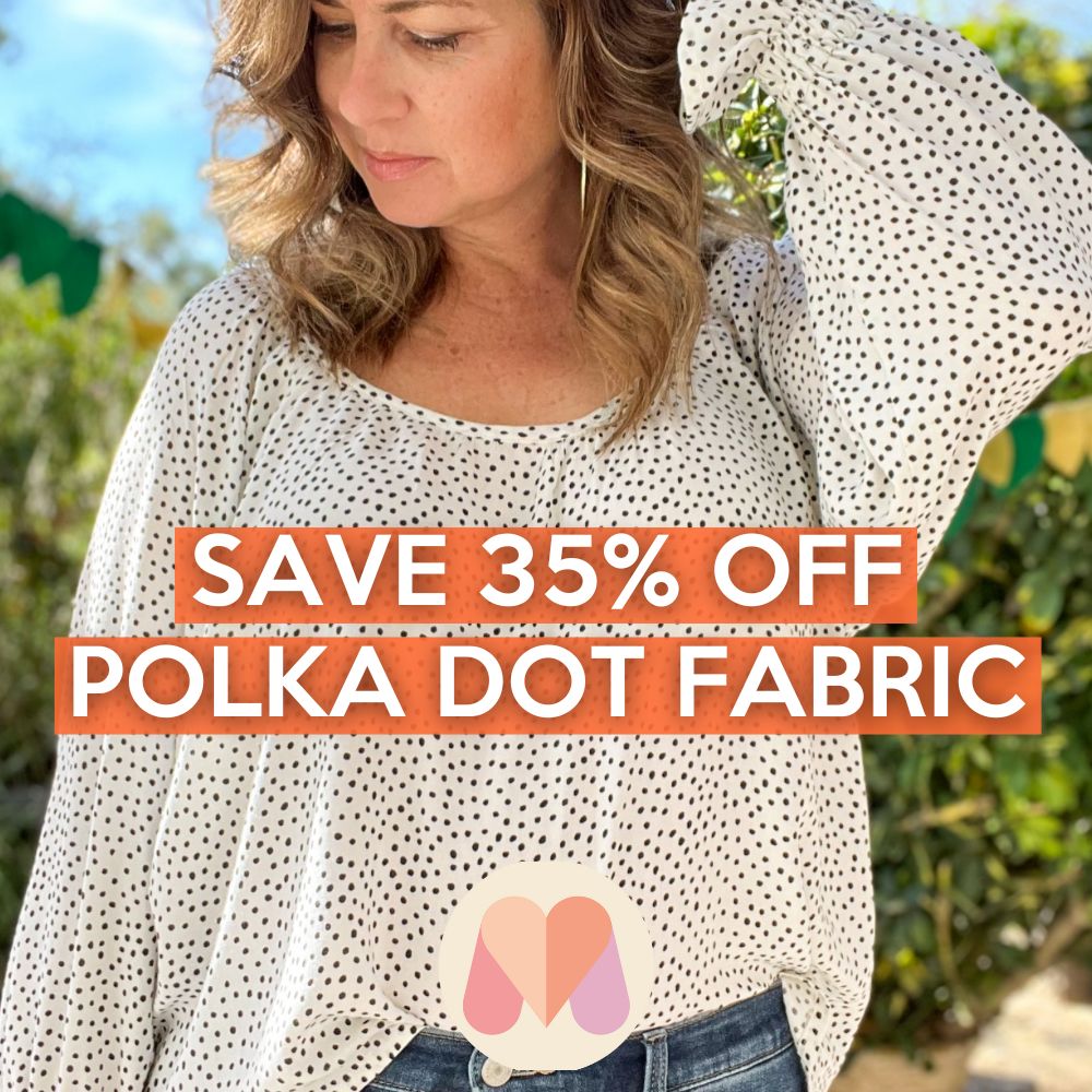 Who doesn't love spots?
Shop <a href="/MinervaFabrics/">minerva.com</a> polka dot fabric sale - 
tidd.ly/4cmuOVb

Use code DOTSNSPOTS to save 25%
Craft Club members save 35%
Ends m/n (GMT) on Sat 23rd March

Not a club member? Sign up and save 20%.
tidd.ly/3Vqkg1a

#Minerva #sale