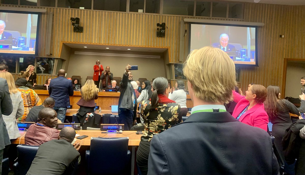 Denmark_UN's tweet image. ADOPTED BY CONSENSUS
We now have #CSW68 agreed concl on accelerating the achievement of gender equality &amp;amp; the empowerment of all women &amp;amp; girls by addressing poverty &amp;amp; strengthening institutions and financing with a gender perspective

Thank u @KingdomNL_UN for steering us through