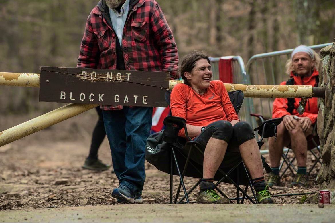 It only takes everything to be a finisher. 
Jasmin Paris touched the gate with less than 100 seconds before the cutoff making her the first woman in history to complete the Barkley Marathons. History was made. #SheDidIt #BM100 #SmallEuropeanWoman