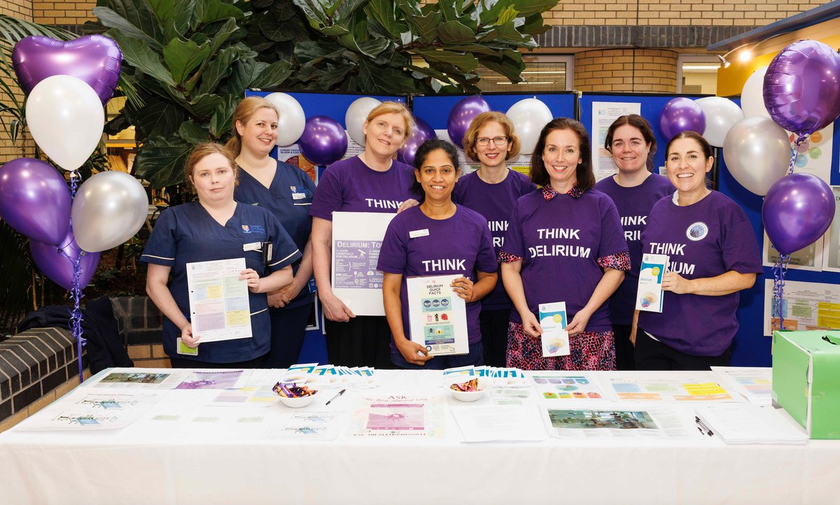 Thanks to everyone who took part in Delirium Awareness Week at TUH which took place all this week.

#Delirium #WDAD2021 #icanpreventDelirium