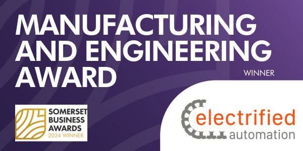 Congratulations to Electrified Automation, winner of the #SBA2024 Manufacturing and Engineering Award, sponsored by @leonardo_UK. Well done to runners-up Rotec Hydraulics Ltd @RotecHydraulics and Teklagraf Ltd