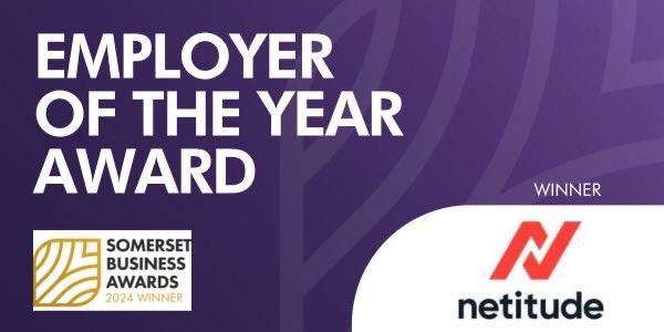 Huge congratulations to Netitude Ltd @Netitude, winner of the #SBA2024 Employer of the Year Award, kindly sponsored by @blossomhrrosie! Well done to runners-up Poolbridge Accountancy Limited @SWAccountant and Singer Instruments @SingerInst