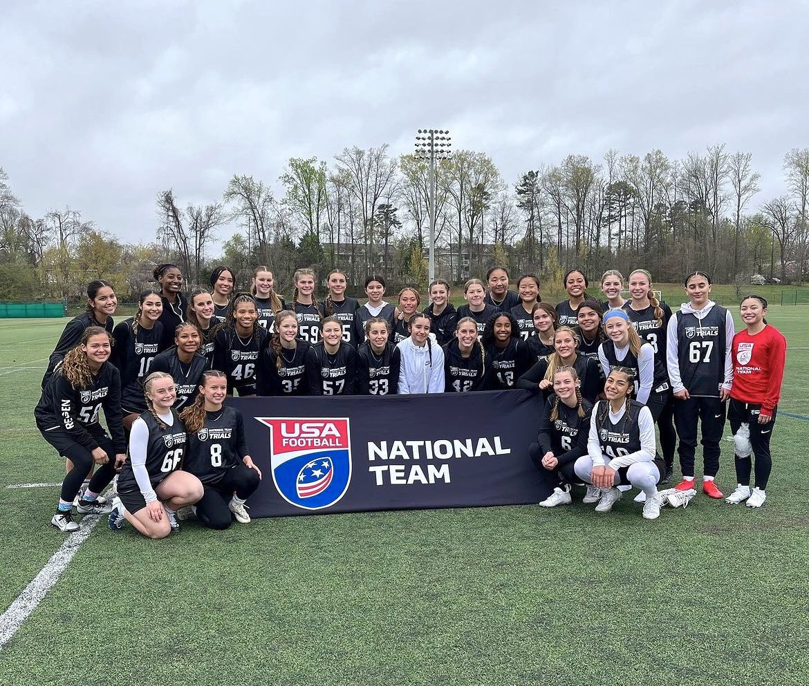 Erin_Smith77's tweet photo. Trials Day 1✔️Performance Testing &amp; Practice #reptheflag #flagfootball #goldstandard #usallin https://t.co/Mxwxrp47R8