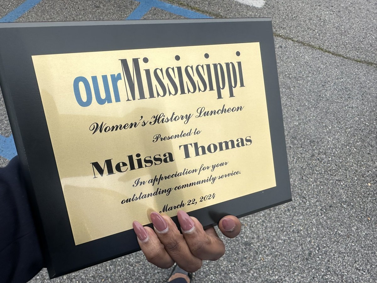 Grateful to be a recipient of Our Mississippi Magazine Honors. ❤️❤️