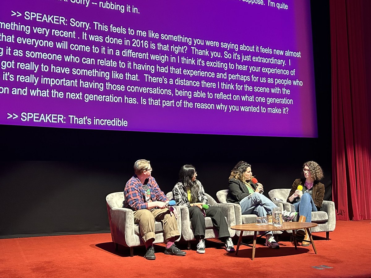 “I made this film for 15 year old me, I want anybody who felt the same that I did to see it and feel okay for 85 minutes” - Jen Markowitz, filmmaker of SUMMER QAMP, sharing how they wants audiences to feel when watching their film. #HRWFFLDN