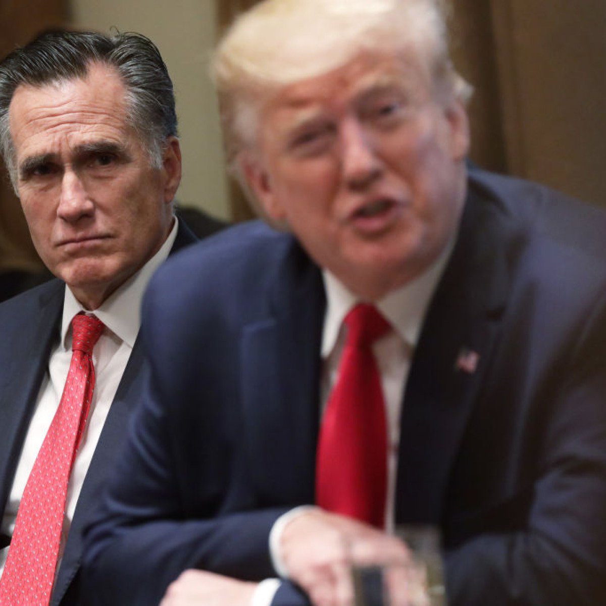 Mitt Romney on Trump (2016): “He is unquestionably mentally unstable, and he is racist, bigoted, misogynistic, xenophobic, vulgar and prone to violence. There is simply no rational argument that could lead me to vote for someone with those characteristics.”