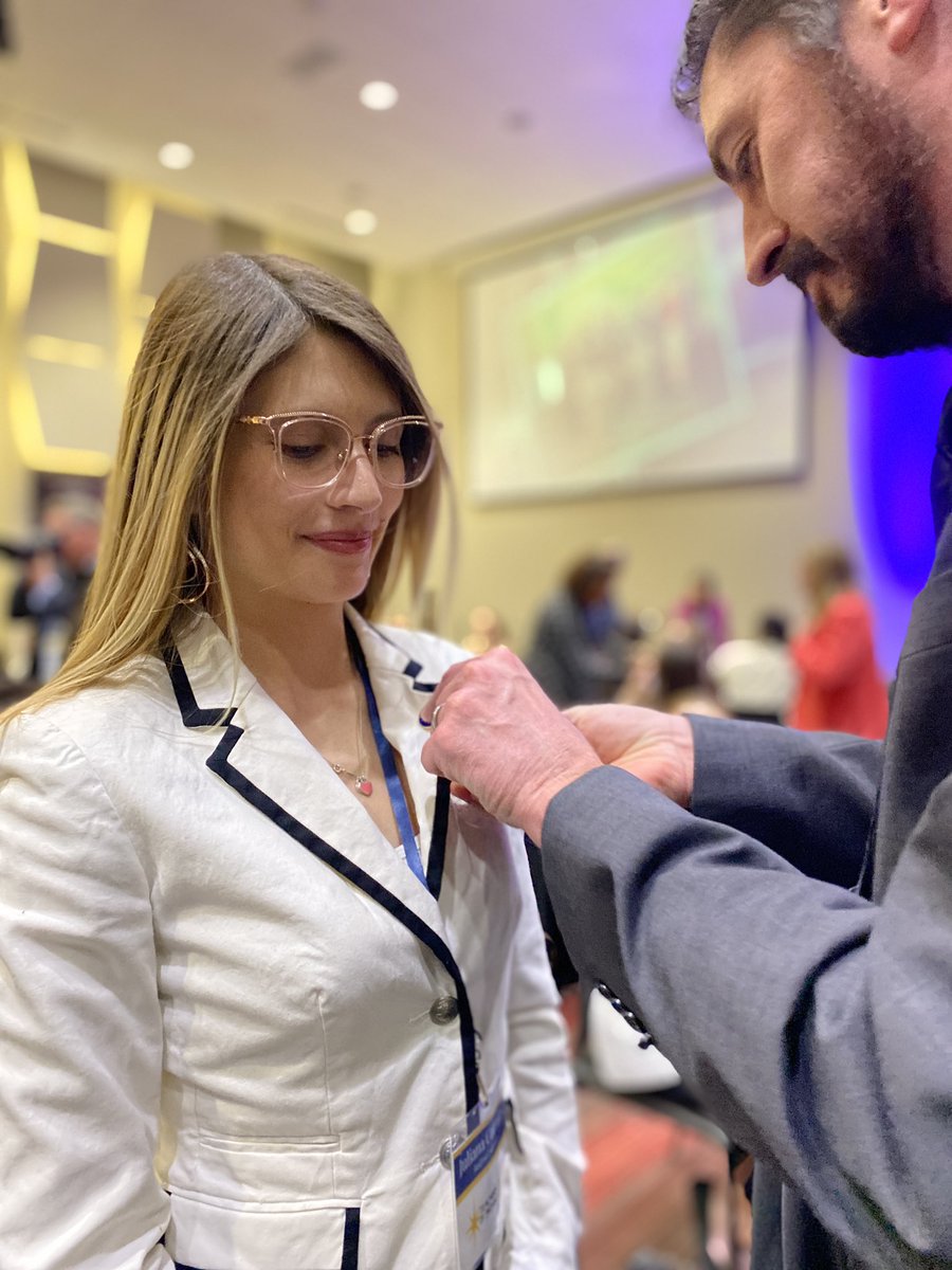 chalkandgrace's tweet photo. What an honor to witness our #TeachersOfPromise💫 being welcomed into the teaching profession. We were able to pin our mentees as we ushered them in to such an impactful profession. @Griffin_Teaches @PStepko https://t.co/cXh9gyutOk