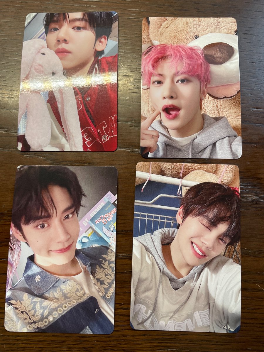 TXT_3150_flower's tweet photo. ZB1　交換　買取　
求　ハンビン
譲　ジウン　マシュー　テレ　リッキー　ギュビン　ユジン
同異種問いません。お気軽にお声掛けください。タワレコ制服トレカとユニットトレカ特に求めてます。
メルカリかPayPayで買取募集もしてます。 https://t.co/D8mZpgeJqS