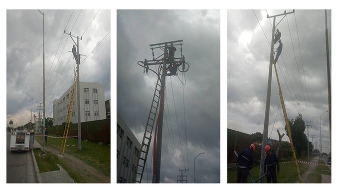 Fotos: Empresa Eléctrica de La Habana/ Facebook. Restablecen paulatinamente en Cuba sistema electroenergético