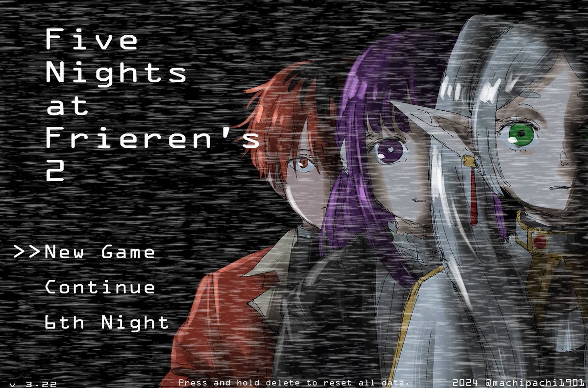 machipachi1901's tweet image. Five Nights at Frieren's 2