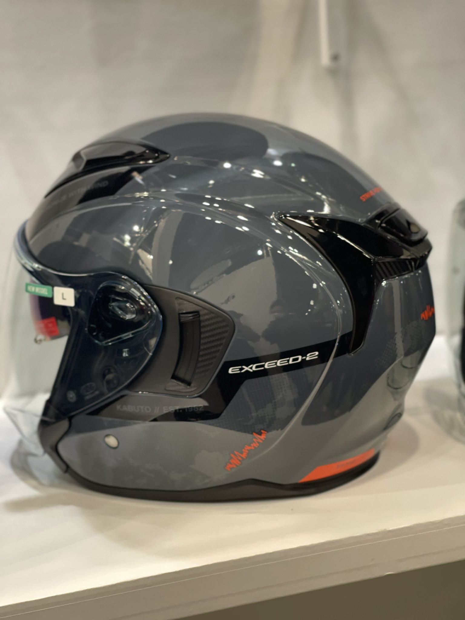 Kabuto EXCEED-2 グレーネイビー　ジェットヘルメット Webike | OGK KABUTO オージーケーカブト EXCEED2 [エクシード2