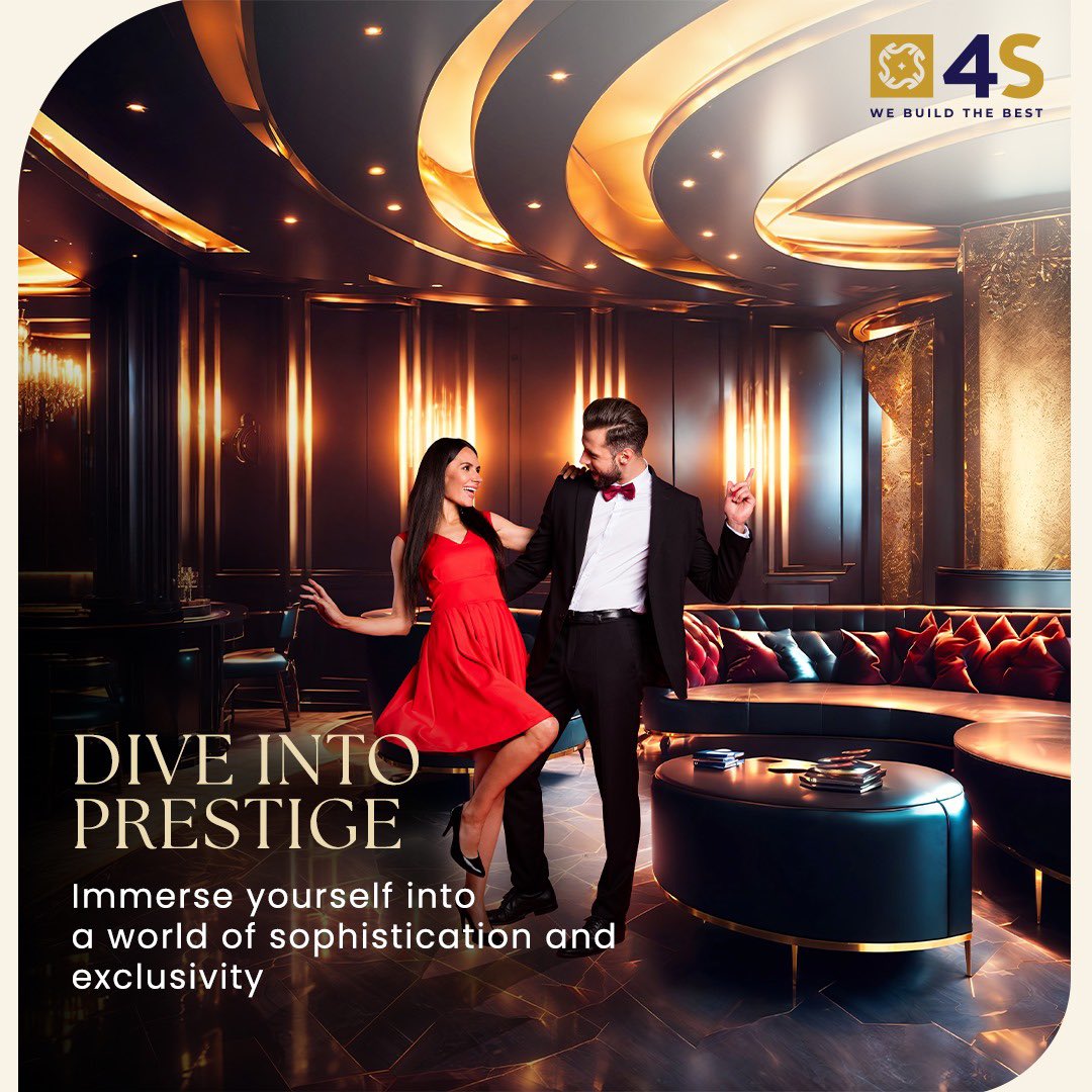 Experience exclusivity redefined!

Dive into the world of sophistication and prestige in our party lounge at 4S. Elevate your events with an ambiance that exudes elegance and style.

#4SDevelopers #ExperienceTheExtraordinary #RealEstate #Gurugram #LuxuryReimagined #BeyondOrdinary