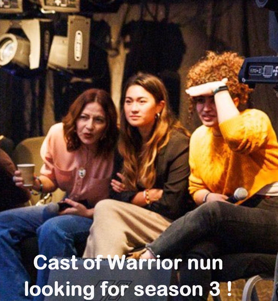 They’re so real to me. Bring them back and conclude the story. #WarriorNun #SaveOURWarriorNun