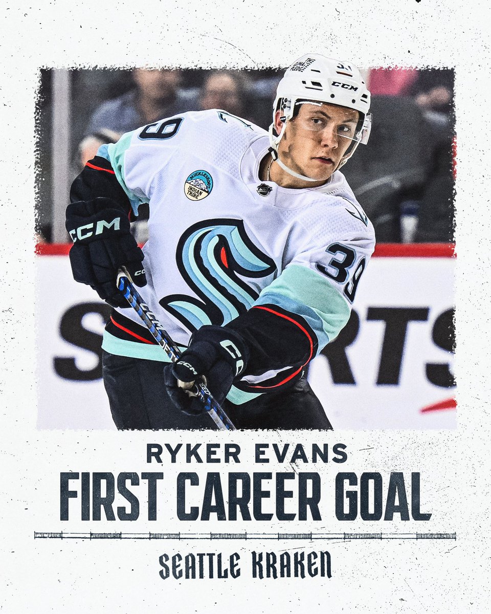 Ryker Evans’ third-period tally is the first goal of his <a href="/NHL/">NHL</a> career. 

Congrats, Ryker!