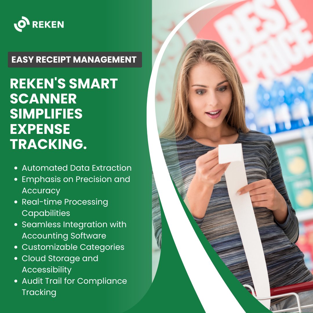 reken_io's tweet image. Easy Receipt Management Reken's Smart Scanner simplifies expense tracking.
#expensetracking #receiptmanagement #smartscanner #financialorganization #simplifyexpenses #fintechinnovation #digitalreceipts #efficientexpensetracking #financetech #techsolutions #organizedfinances