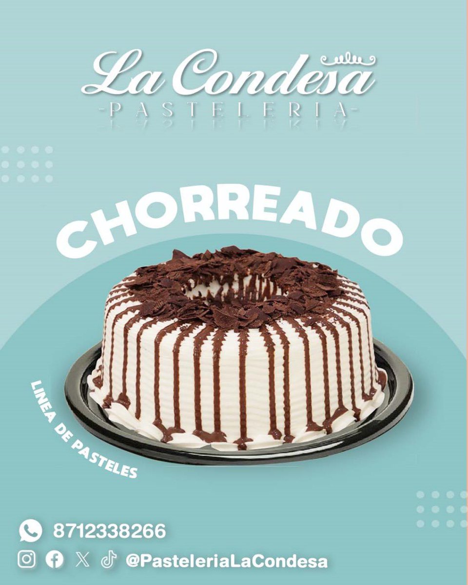 paste_lacondesa's tweet photo. Nada mejor que un delicioso 3 chocolates o un chorreado ideal para compartir con todo el mundo🤩🥰 https://t.co/kYk9kAQ1ge