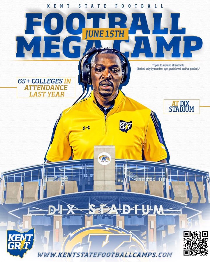 LandonGoeller5 (@landongoeller5) on Twitter photo Thank you <a href="/keegan_linwood/">Keegan Linwood</a> for the invitation to the Kent State Mega Camp! Can’t wait to come up and compete and show my talents off!
<a href="/HillBrent/">Brent Hill</a> <a href="/TheRealPatHealy/">Coach Pat</a> <a href="/BoCampbell34/">Bo Campbell</a> Thank you <a href="/keegan_linwood/">Keegan Linwood</a> for the invitation to the Kent State Mega Camp! Can’t wait to come up and compete and show my talents off!
<a href="/HillBrent/">Brent Hill</a> <a href="/TheRealPatHealy/">Coach Pat</a> <a href="/BoCampbell34/">Bo Campbell</a>