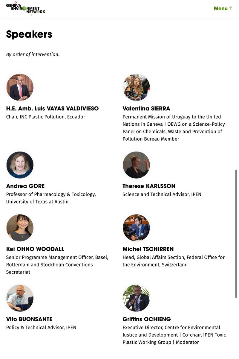 Chemicals in the #PlasticsTreaty Perspectives on Protecting Human Health Listen/Learn from Leading Government & Health Science Experts about the Plastics Treaty & issues to tackle in the #PlasticsTreaty March 28 Webinar Register genevaenvironmentnetwork.org/events/chemica… @GENetwork #toxicplastics