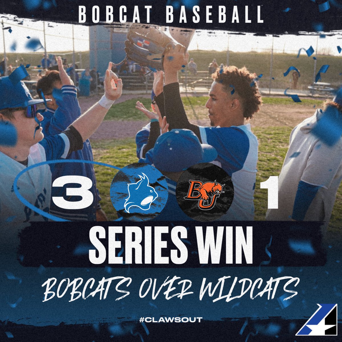 ‼️‼️WIN WIN WIN‼️‼️ Big weekend for the Bobcats as they take 3 of 4 to win the series in the HOAC matchup!