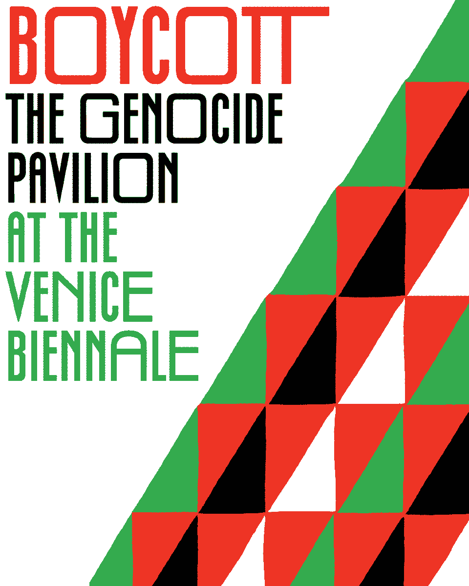 JOIN THE 23,000+ IN SAYING ART NOT GENOCIDE AT THE VENICE BIENNALE. We reject any exceptionalism for the genocidal apartheid state of Israel currently on trial at the highest court in the world. No death in Venice. No business as usual. Art by @Justseeds