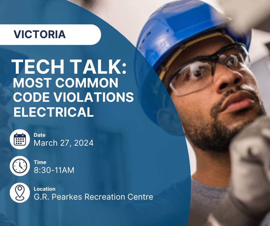 Join us for our upcoming Electrical Tech Talk in Victoria. On March 27, our electrical safety officers will discuss the top 20 electrical non-compliances that they encounter during inspections. Register now — spots are limited: hubs.li/Q02nsyhw0
